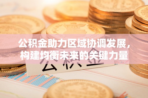 望谟公积金助力区域协调发展，构建均衡未来的关键力量