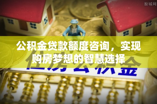 望谟公积金贷款额度咨询，实现购房梦想的智慧选择
