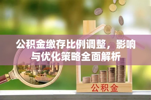 望谟公积金缴存比例调整，影响与优化策略全面解析