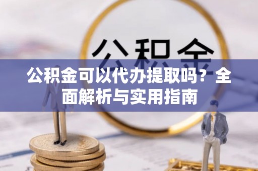 望谟公积金可以代办提取吗？全面解析与实用指南