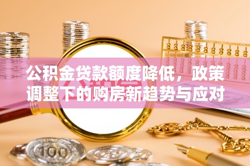 望谟公积金贷款额度降低，政策调整下的购房新趋势与应对策略