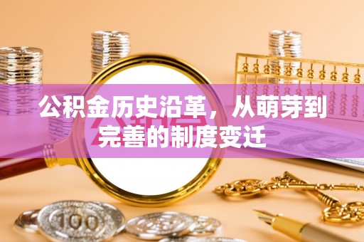 望谟公积金历史沿革，从萌芽到完善的制度变迁