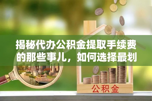 望谟揭秘代办公积金提取手续费的那些事儿，如何选择最划算的服务？