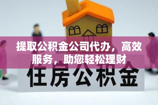 望谟提取公积金公司代办，高效服务，助您轻松理财