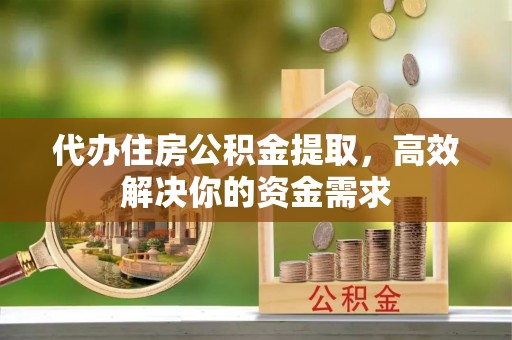 望谟代办住房公积金提取，高效解决你的资金需求