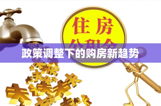 望谟政策调整下的购房新趋势