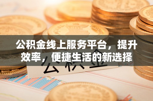 望谟公积金线上服务平台，提升效率，便捷生活的新选择