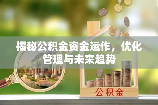 望谟揭秘公积金资金运作，优化管理与未来趋势