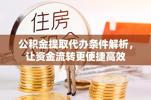 望谟公积金提取代办条件解析，让资金流转更便捷高效
