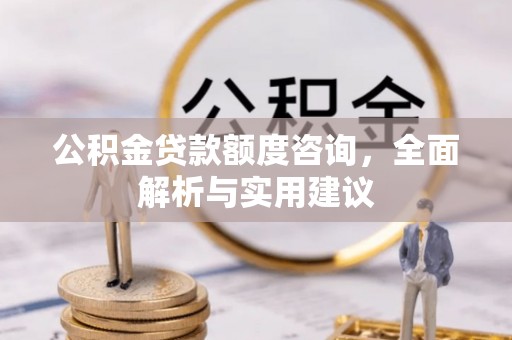望谟公积金贷款额度咨询，全面解析与实用建议