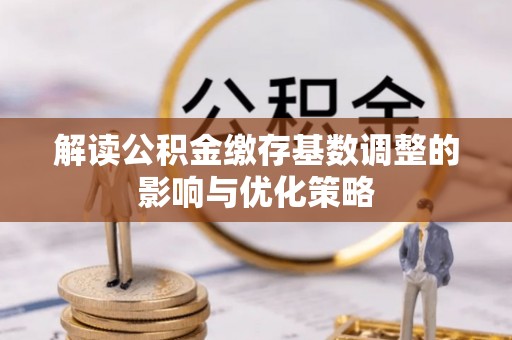 望谟解读公积金缴存基数调整的影响与优化策略
