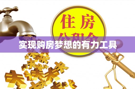 望谟实现购房梦想的有力工具