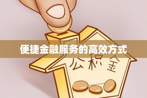 望谟便捷金融服务的高效方式