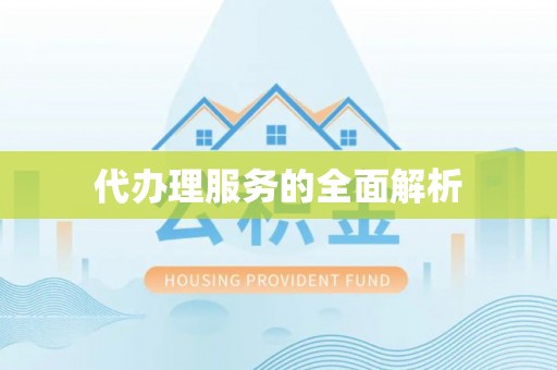 望谟代办理服务的全面解析