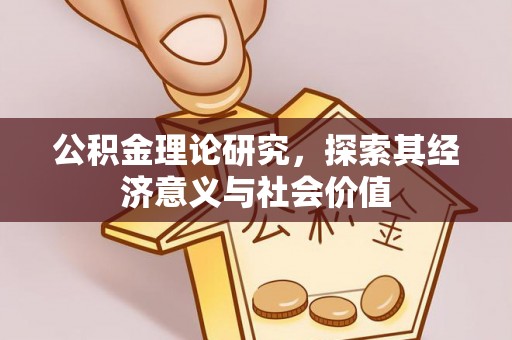 望谟公积金理论研究，探索其经济意义与社会价值