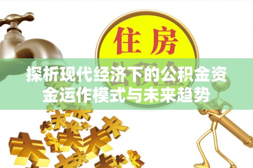 望谟探析现代经济下的公积金资金运作模式与未来趋势