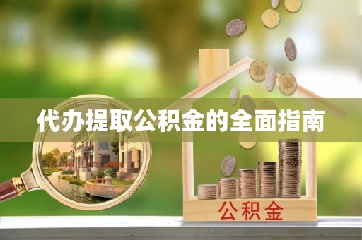 望谟代办提取公积金的全面指南