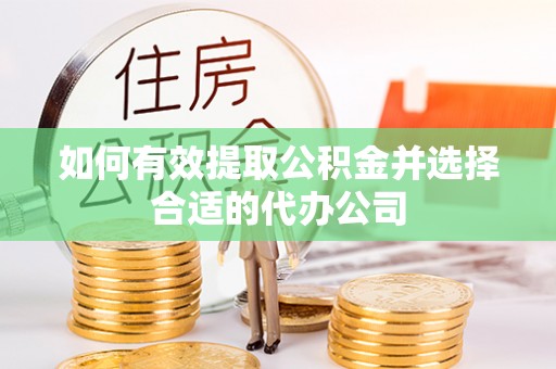 望谟如何有效提取公积金并选择合适的代办公司