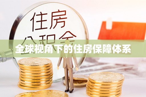 望谟全球视角下的住房保障体系