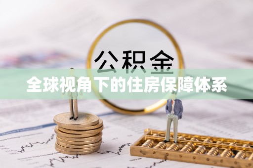 望谟全球视角下的住房保障体系