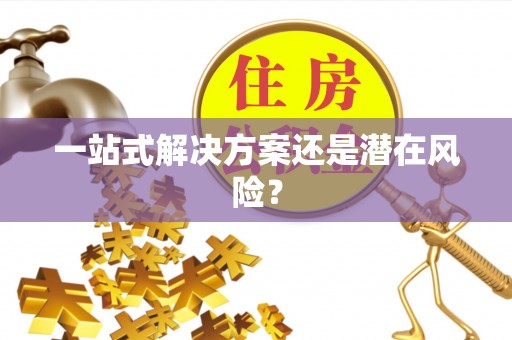 望谟一站式解决方案还是潜在风险？
